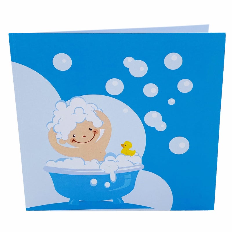 Liif Baby Shower Blue Boy 3D Greeting Pop Up Card For New Baby, Baby Congratulations, Announcement, Newborn, Baby Congrats, Cute | With Message Note & Envelop - Image 5